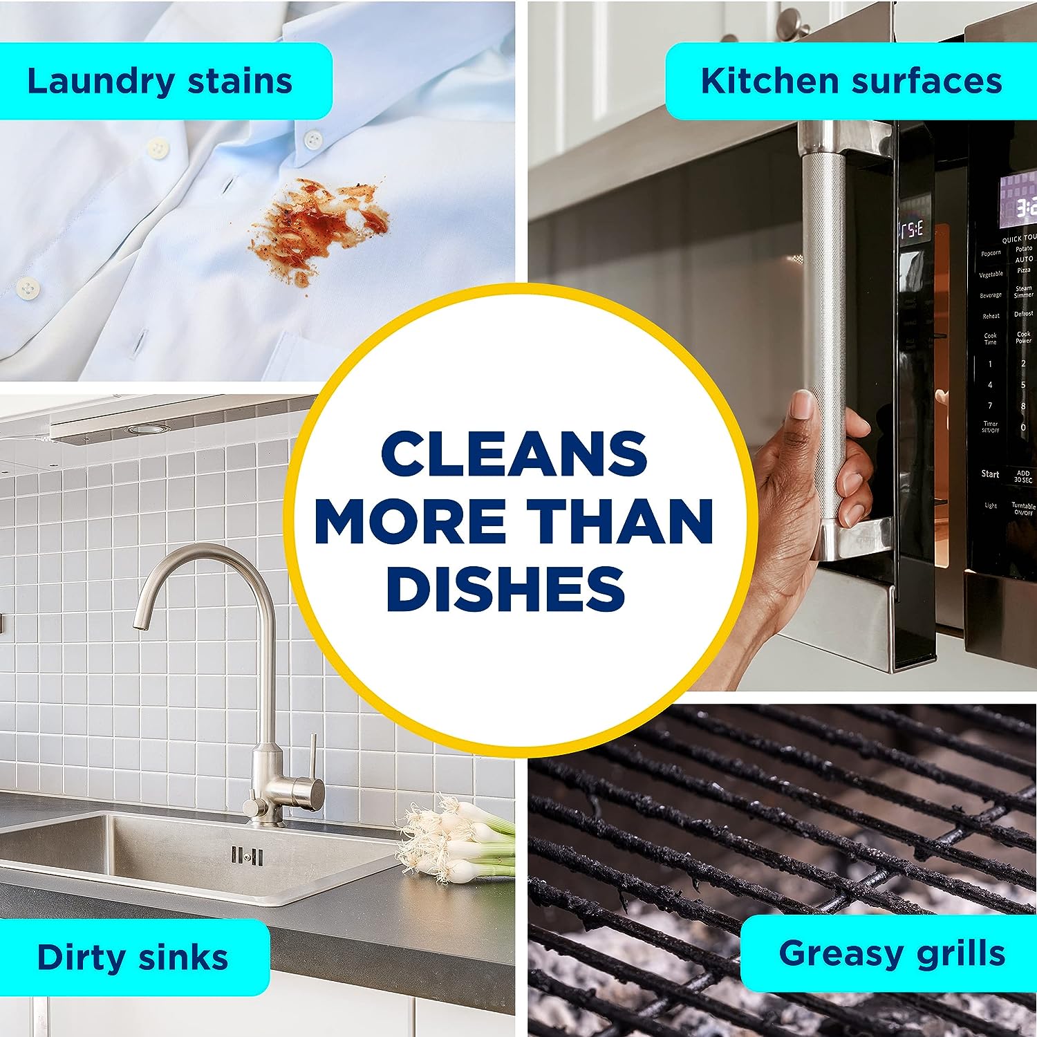 Dawn Platinum Powerwash Dish Spray, Dish Soap Cleaning Spray, Apple Scent Refill, 16 Fl Oz (Pack of 6) (Packaging may vary), Dish Soap Spray