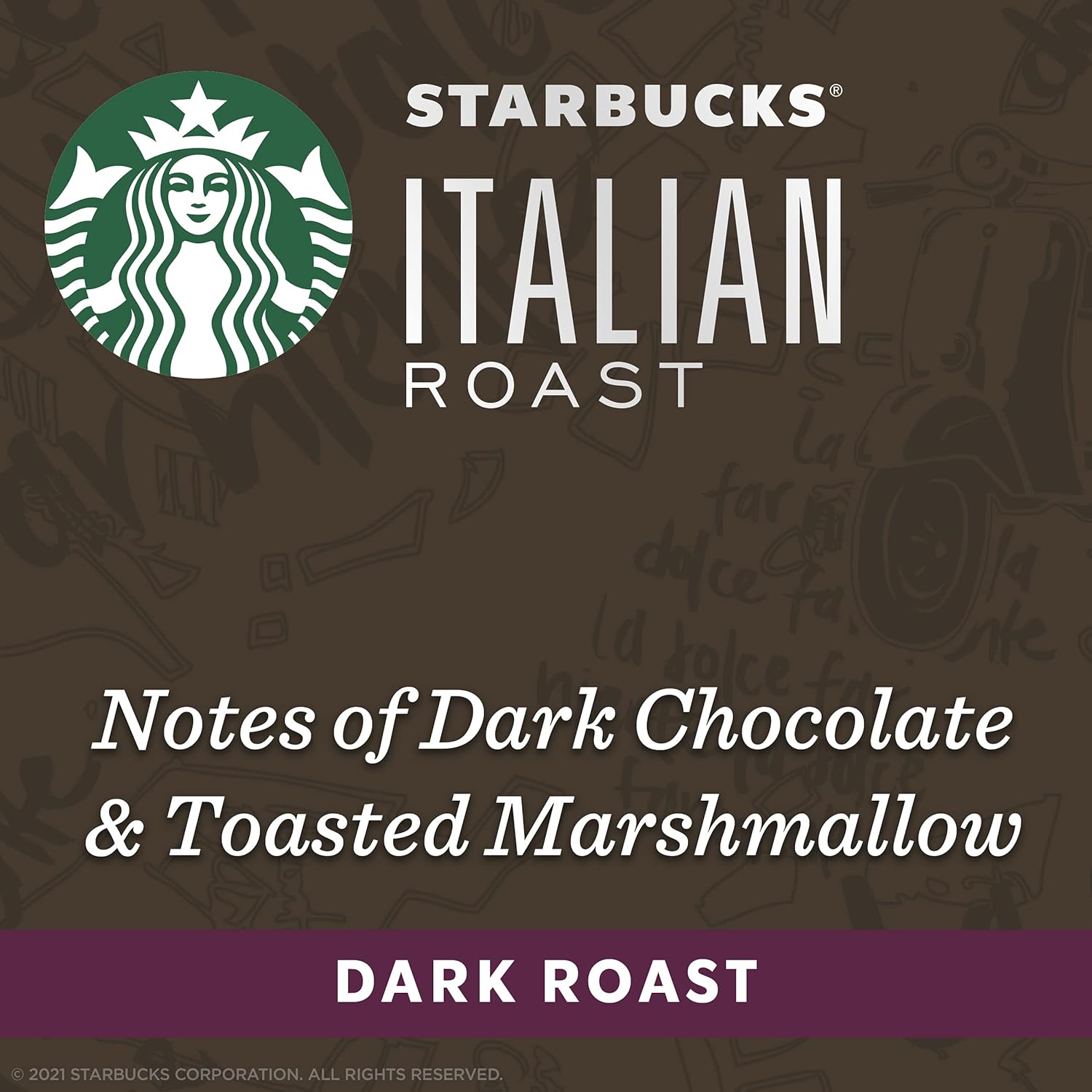 Starbucks by Nespresso Original Line Dark Roast Espresso, 50-count Espresso Pods