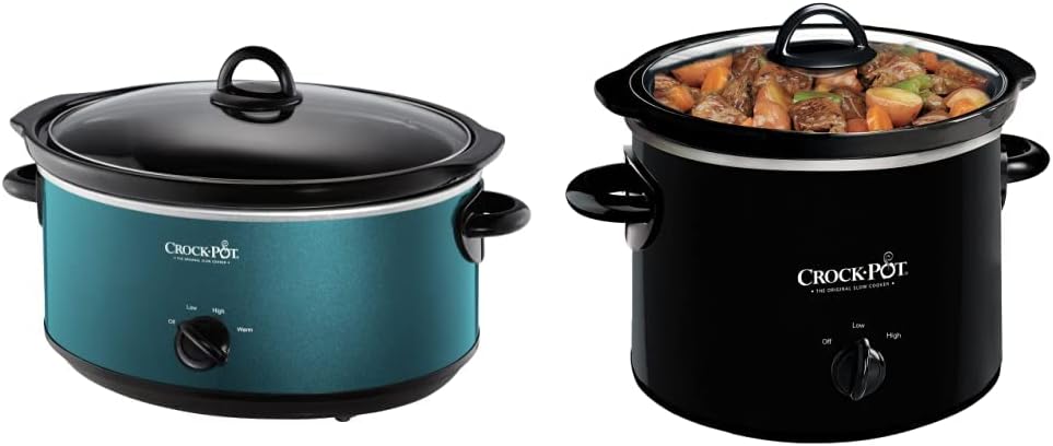 Crockpot SCV700-CH-BR Slow Cooker, 7 quarts, Charcoal