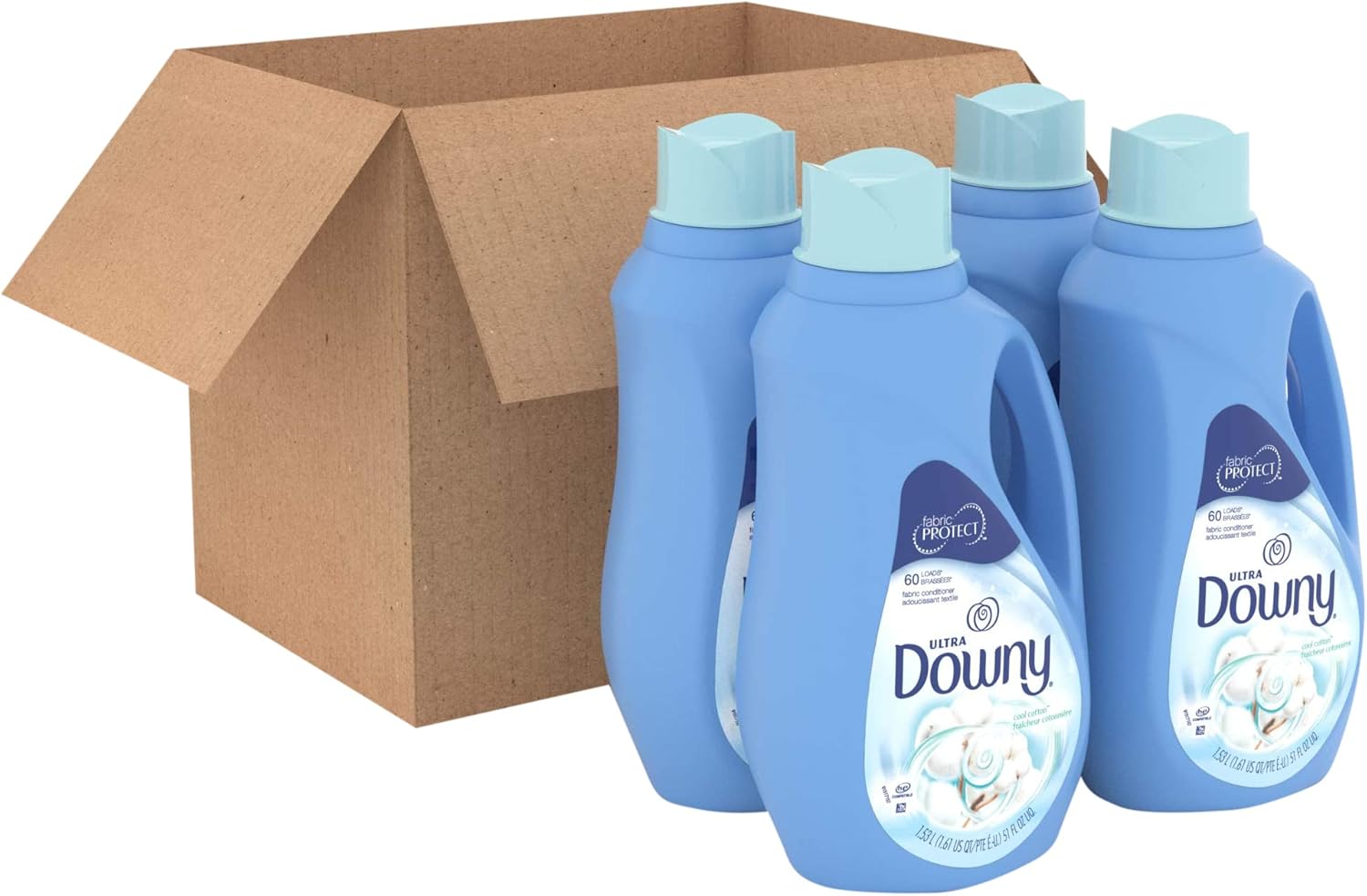 Downy Ultra Laundry Fabric Softener Liquid, April Fresh Scent, 168 Total Loads (Pack of 3)