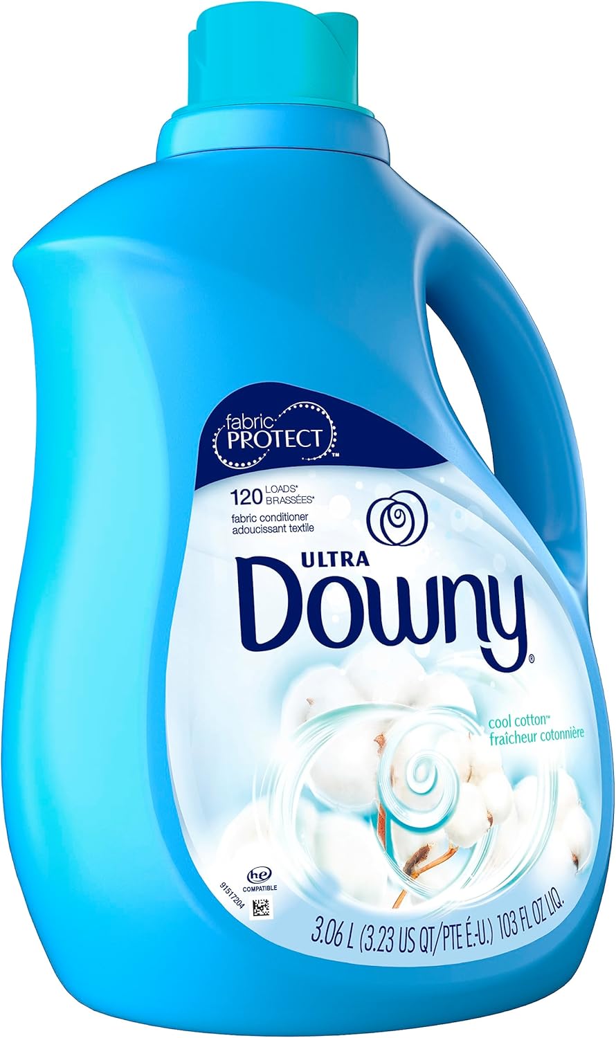 Downy Fabric Softener Liquid, April Fresh Scent, 140 fl oz, 190 Loads, HE Compatible