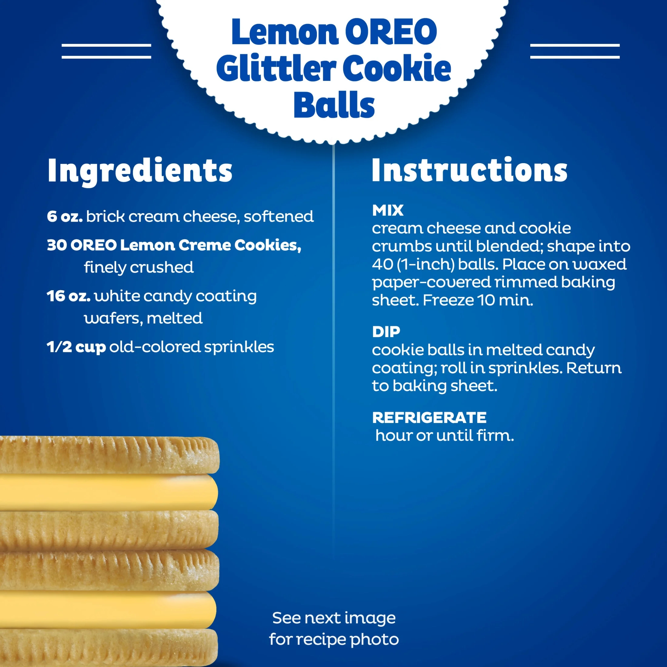 (3 pack) OREO Lemon Creme Sandwich Cookies, Family Size, 18.71 oz