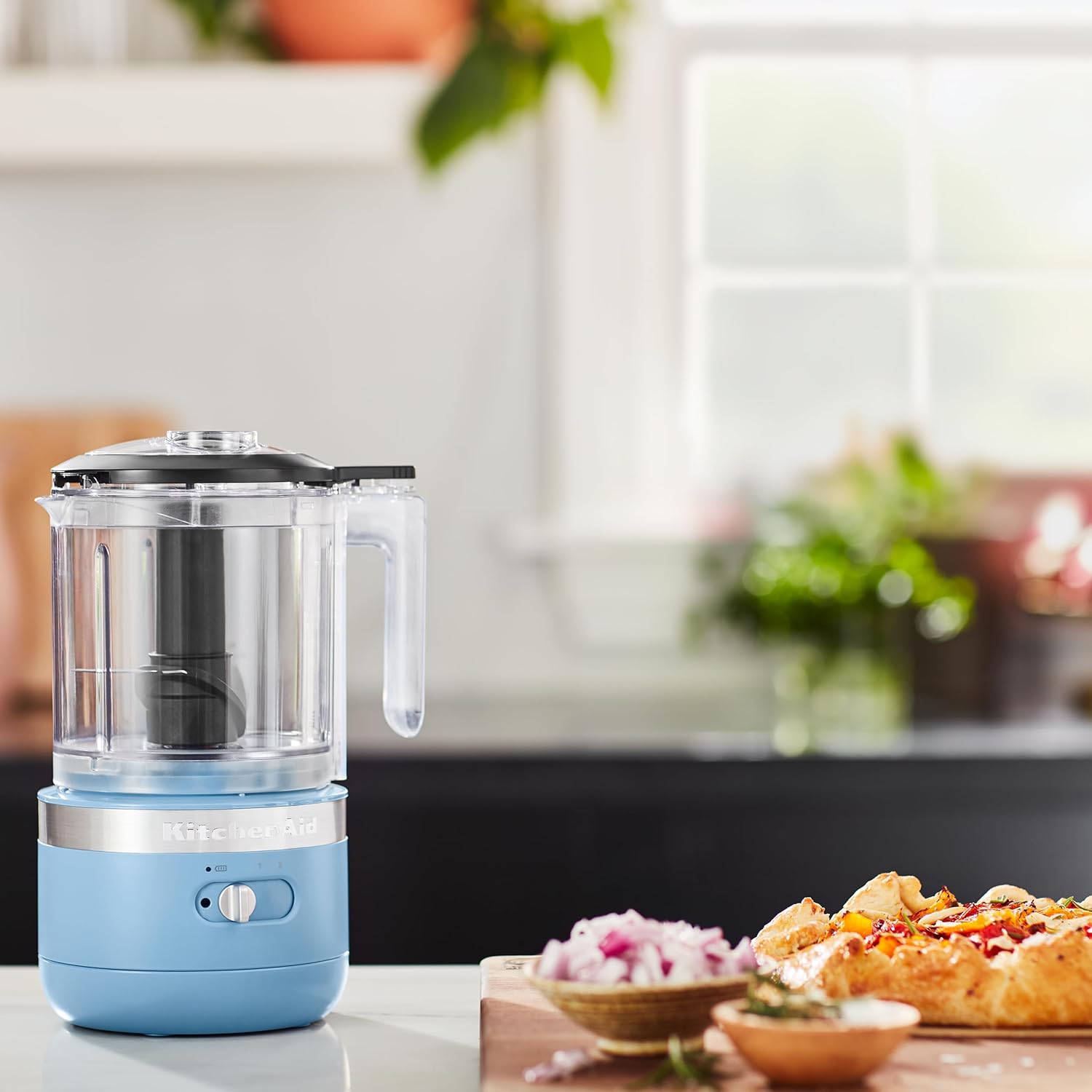 KitchenAid 5 Cup Food Chopper - KFC0516, Empire Red
