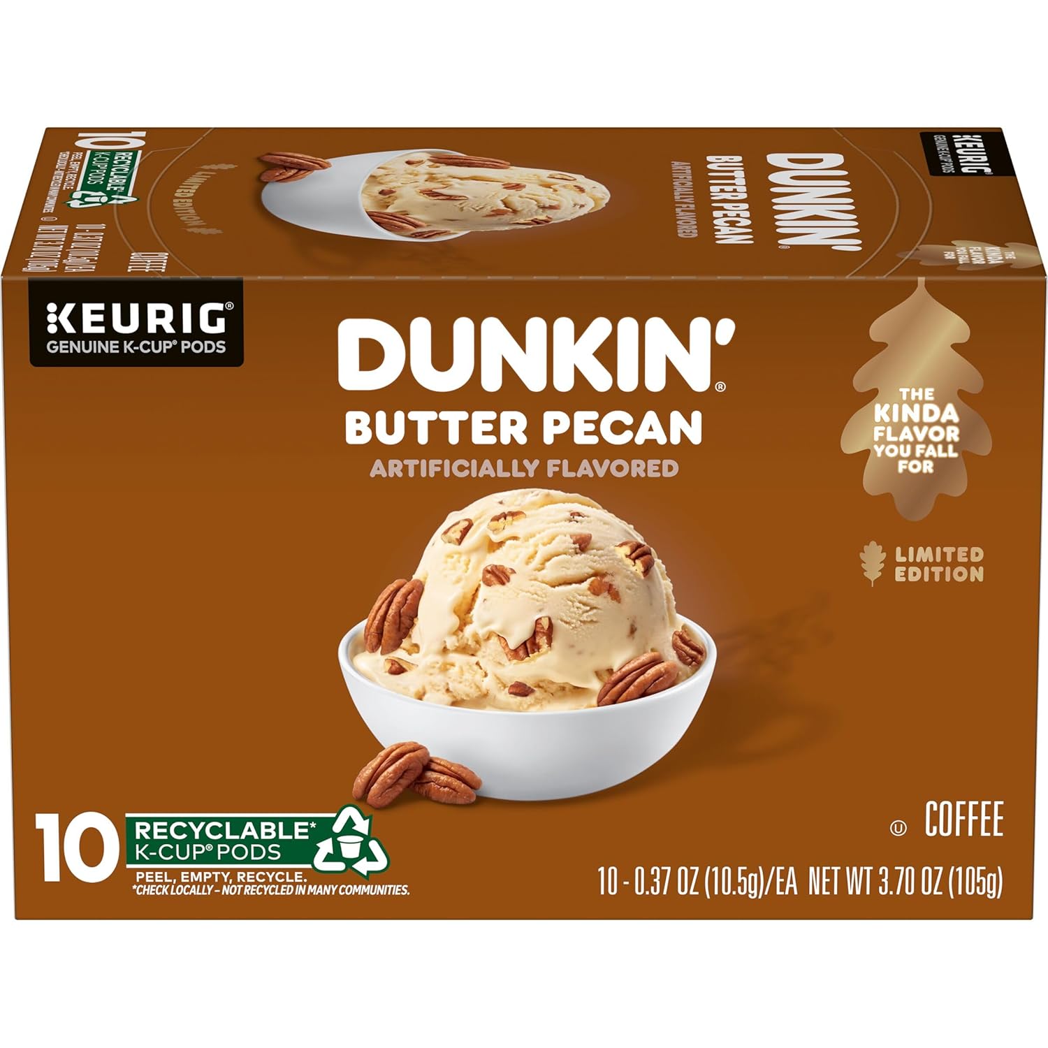 Dunkin' Original Blend Medium Roast Coffee, 60 Keurig K-Cup Pods