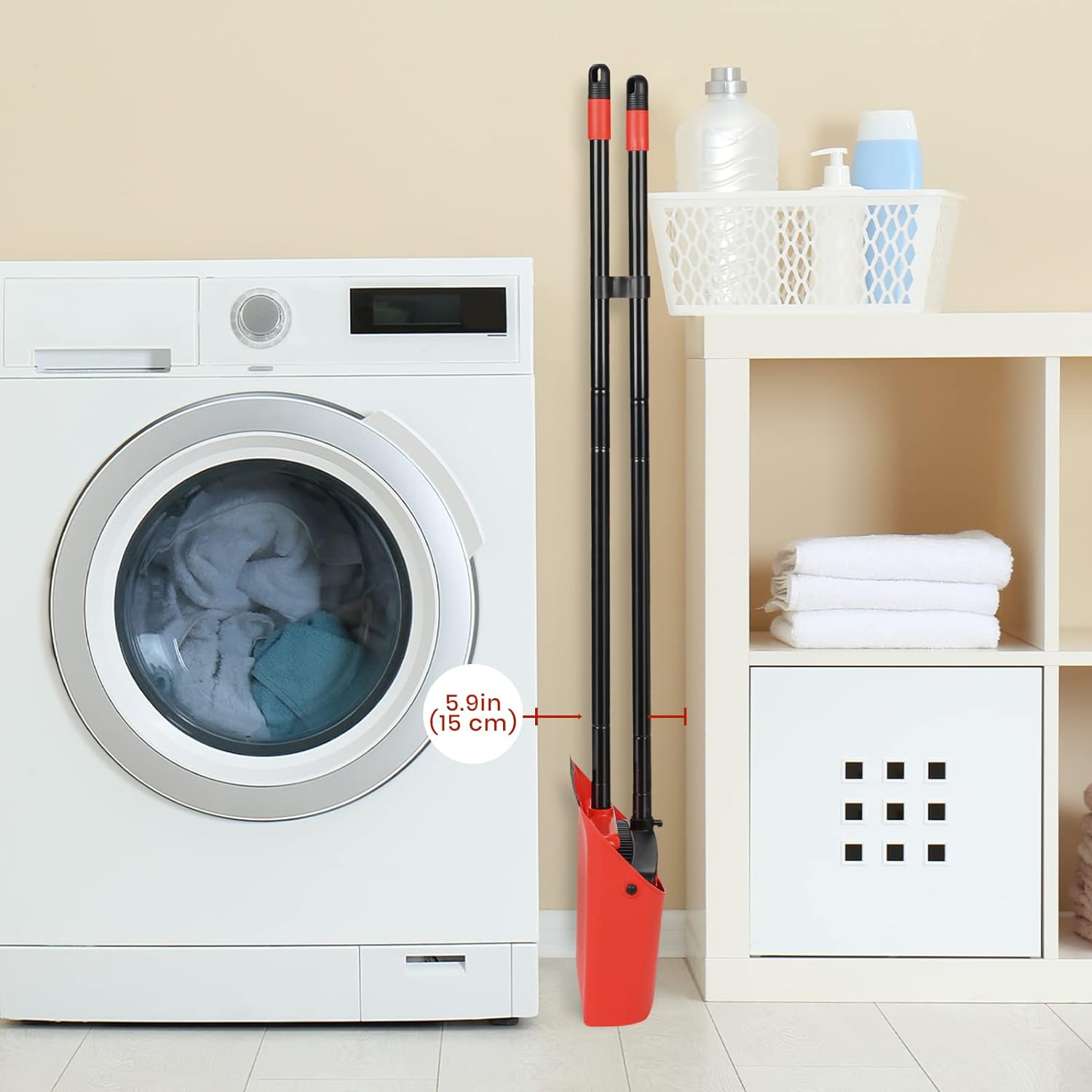 TreeLen Broom and Dustpan Set with 52