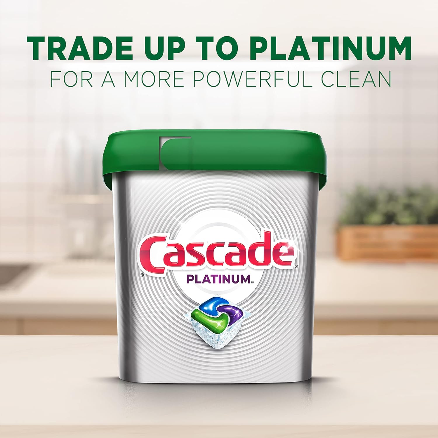 Cascade ActionPacs Dishwasher Detergent, Fresh Scent, 85-Count