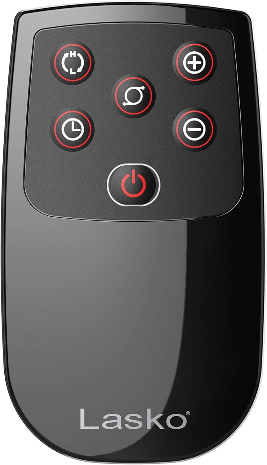 Lasko Oscillating Designer Series Ceramic Space Heater for Home with Adjustable Thermostat, Timer and 2-Speeds, 16 Inches, 1500W, Beige, 6405