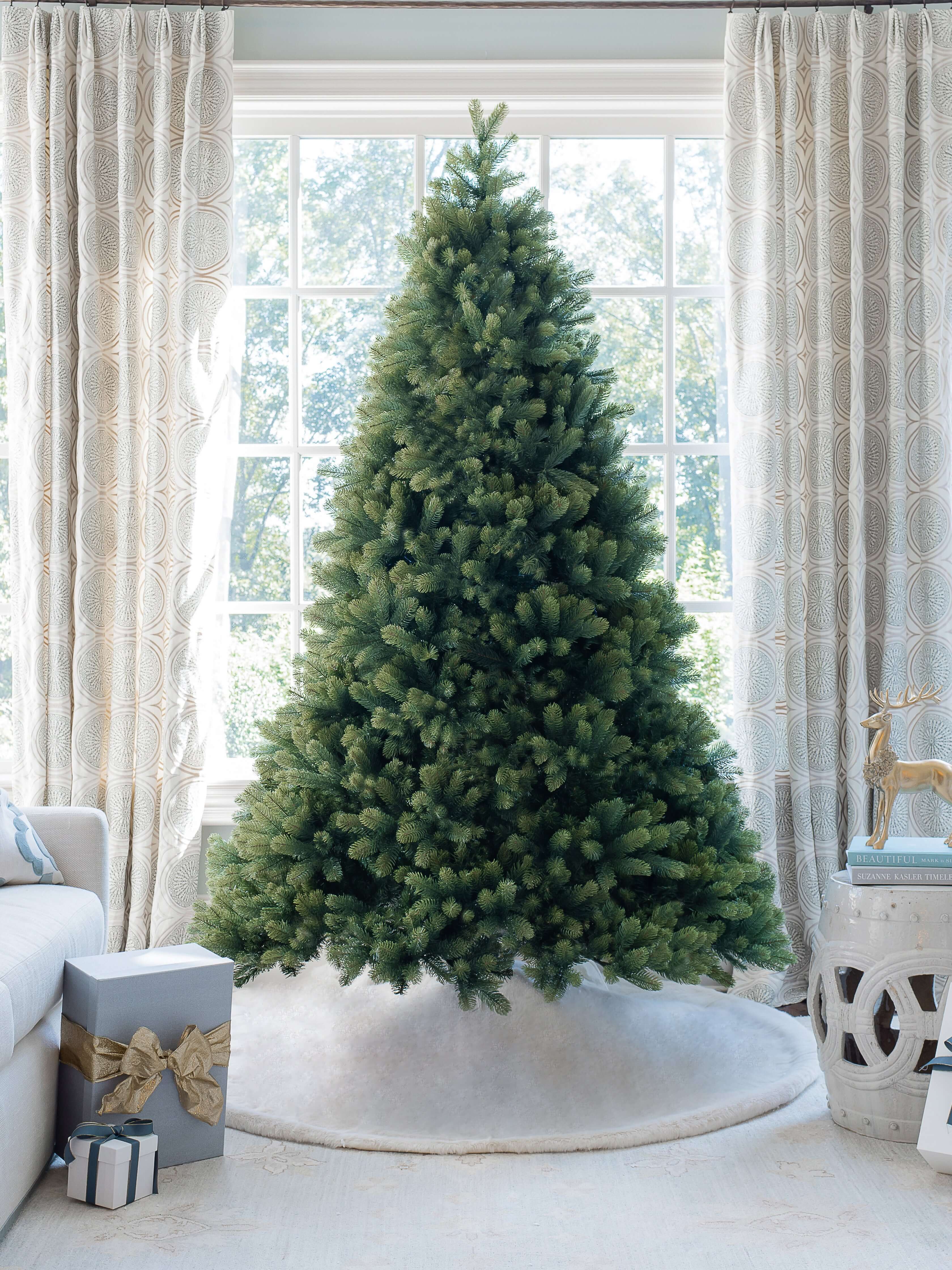9' Royal Fir Quick-Shape Artificial Christmas Tree Unlit