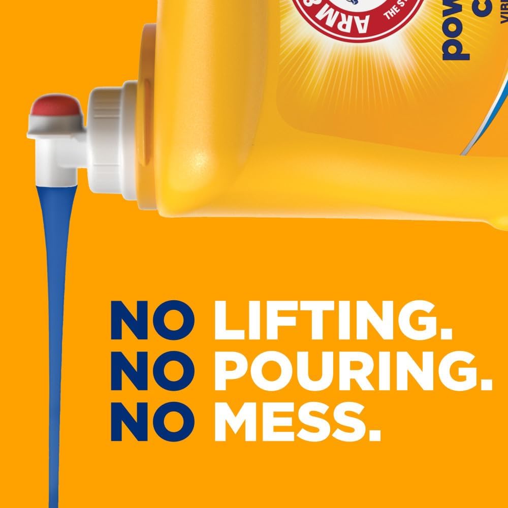 Arm & Hammer Clean Burst, 170 Loads Liquid Laundry Detergent, 170 Fl oz