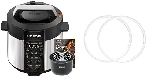 COSORI Electric Pressure Cooker 6 qt, 9-in-1 Instant Multi Cooker with Safer Venting Design, Rice Cooker, Slow Cooker, Sous Vide, Saute Pot, 1100W, Stainless Steel
