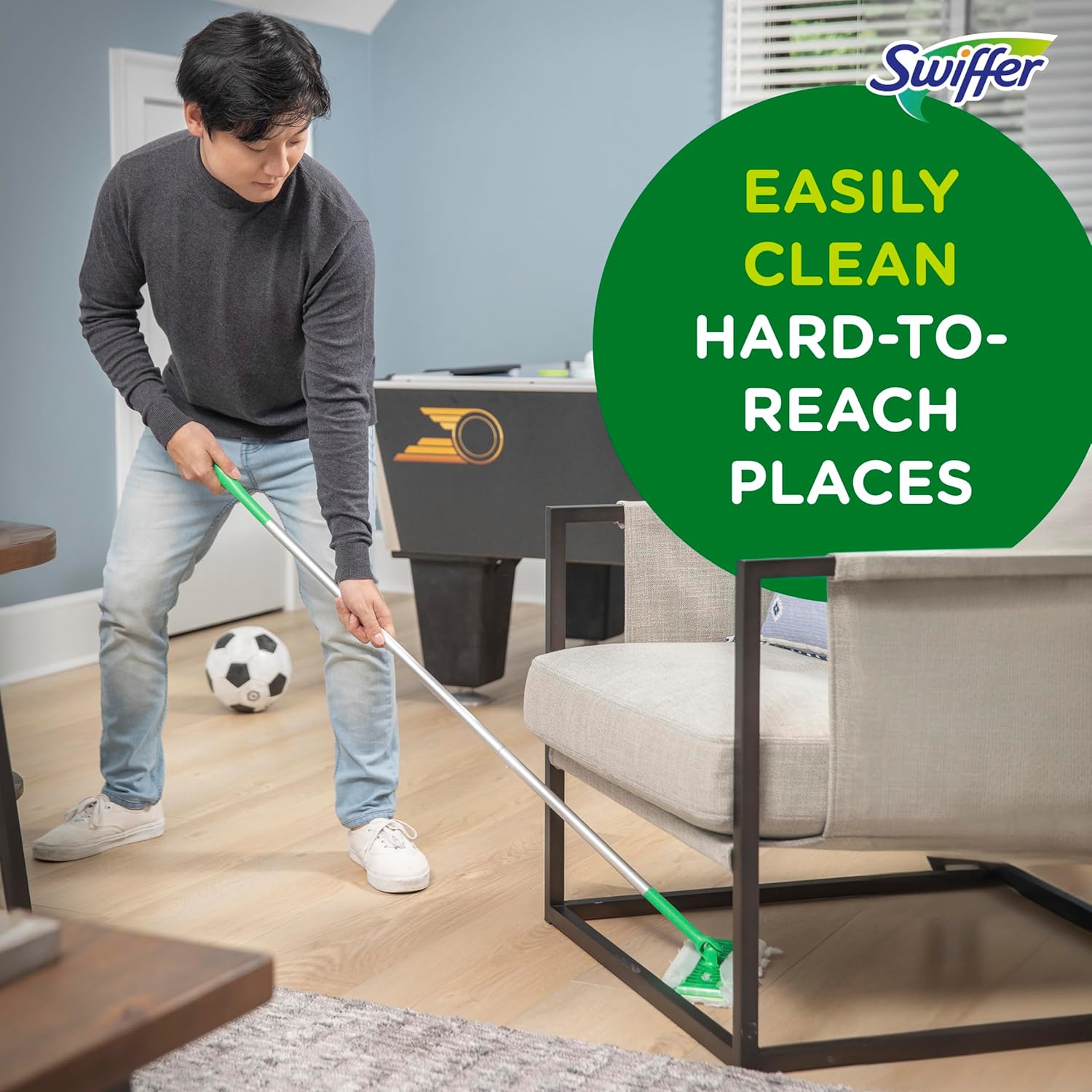 Swiffer Sweeper Dry Sweeping Pad, Multi Surface Refills for Dusters Floor Mop with Febreze Lavender Scent, 52 Count