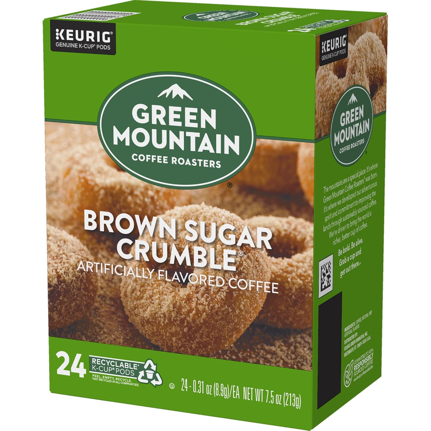 Green Mountain Coffee Roasters Caramel Vanilla Cream Keurig Single-Serve K-Cup pods, Light Roast Coffee, 72 Count (6 Packs of 12)