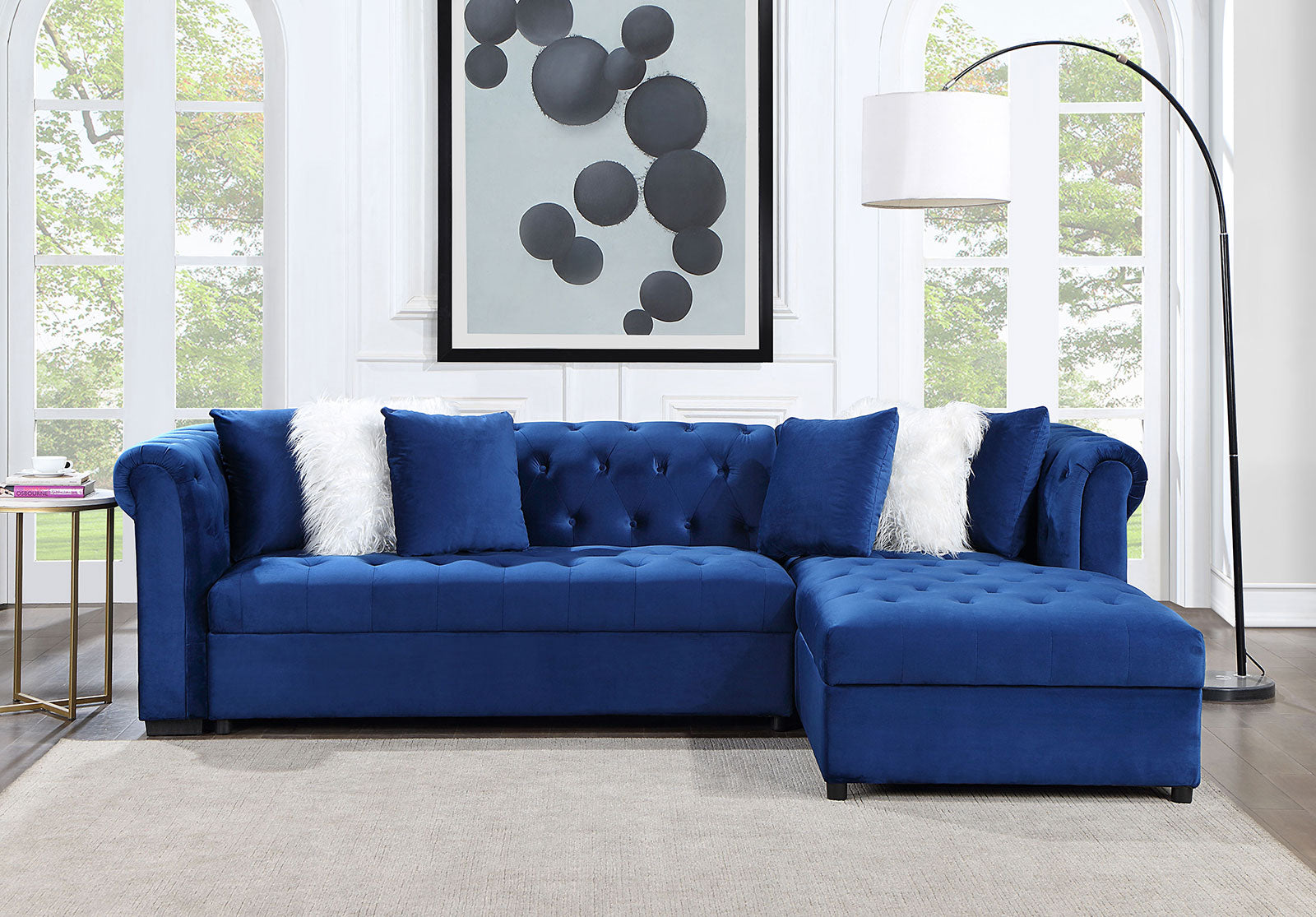 ALESSANDRIA Sectional, Navy