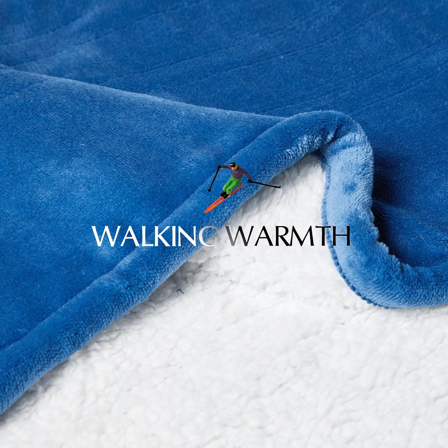 Heated Blanket Throw Size, Soft and Cozy Electric Heating Blanket for Bed, Automatic Safety System 6 Heating Levels & 4 Hours Auto-Off, 50