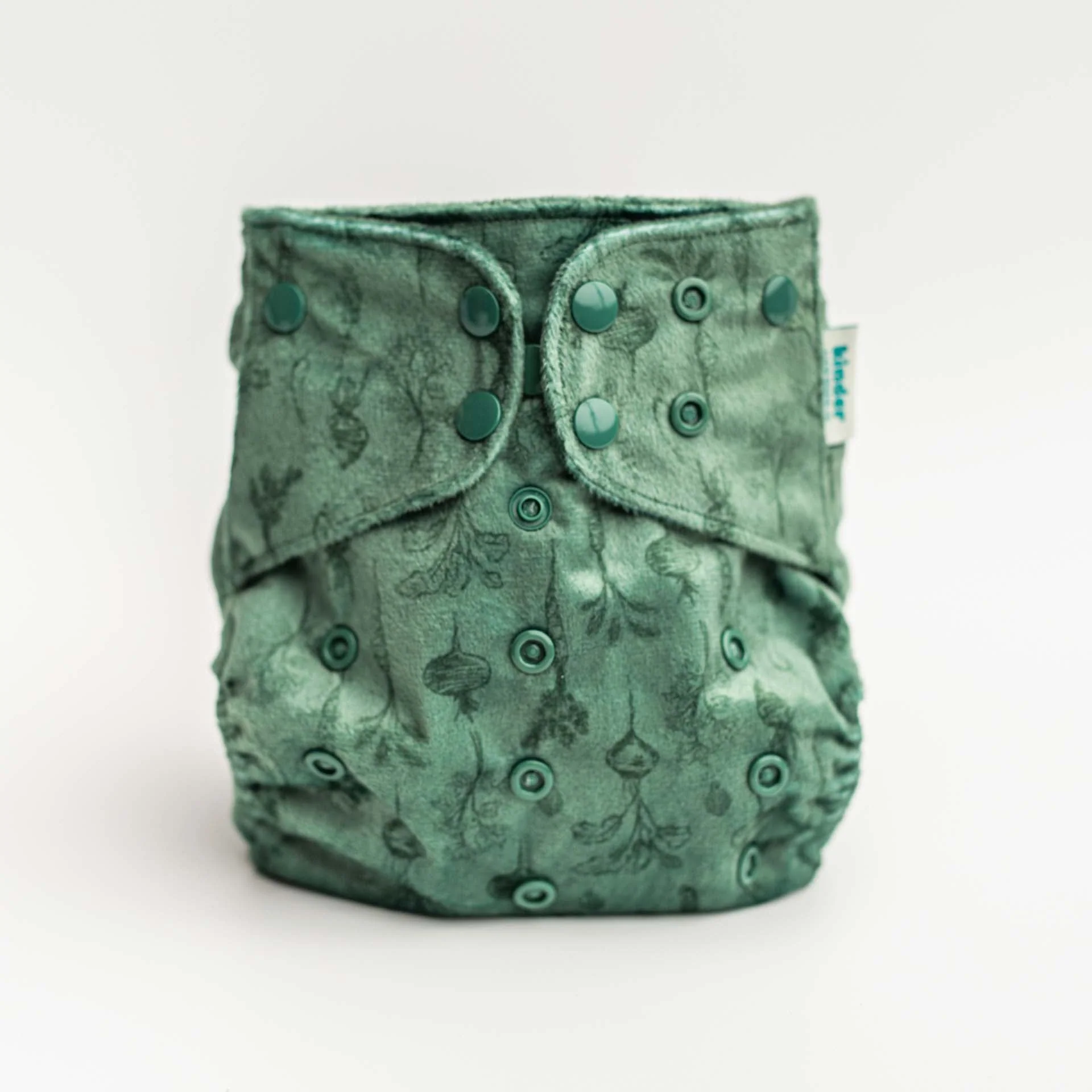Kinder Cloth Diaper Co. Lounger Pocket Cloth Diaper — Minky Fleece with Athletic Wicking Jersey