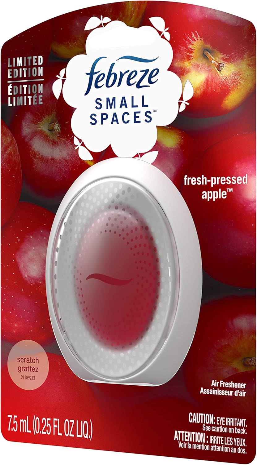 Febreze Small Spaces Air Freshener Linen & Sky, .25 fl. oz., Pack of 4