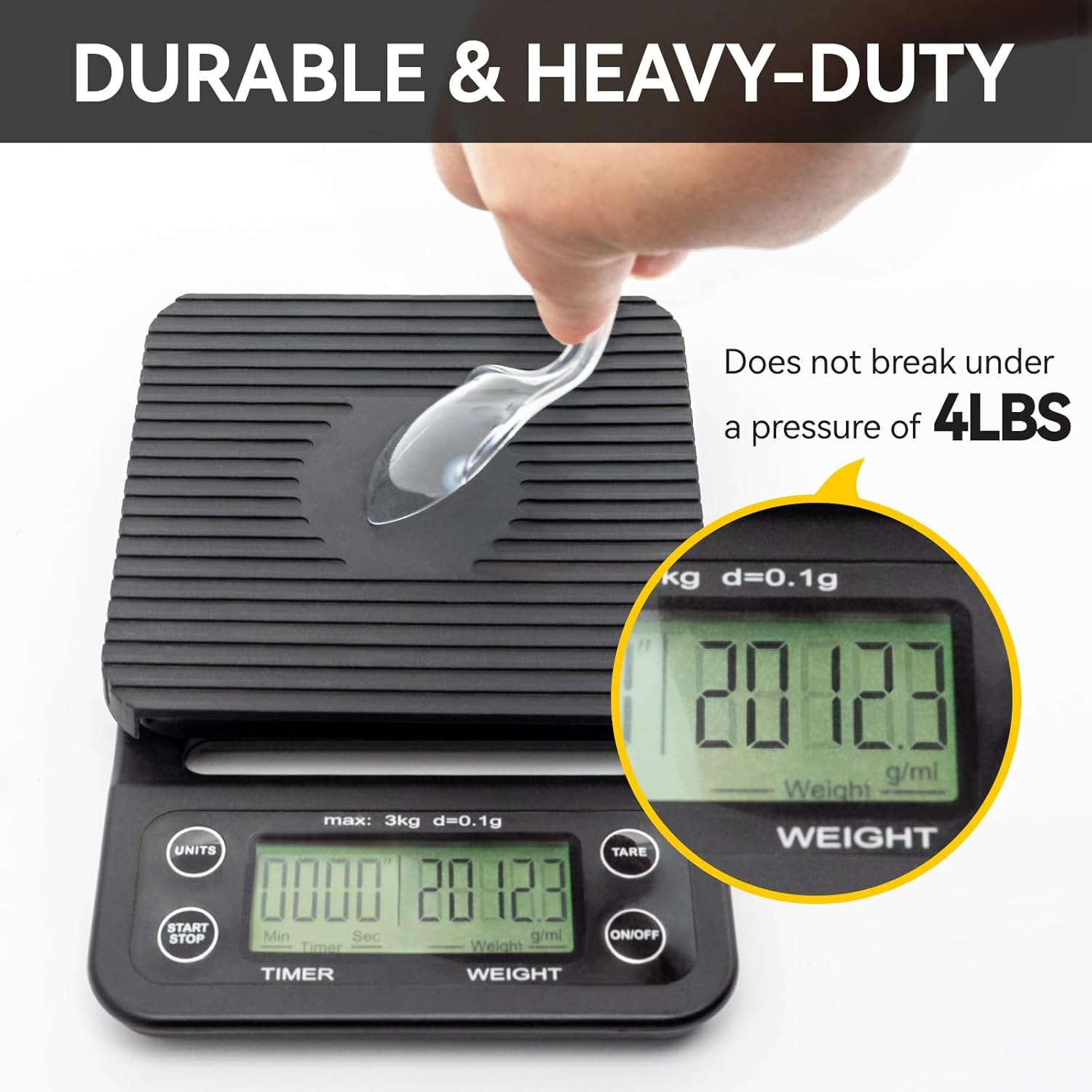 POSATE Heavyweight Plastic Spoons, Clear, 100 Count