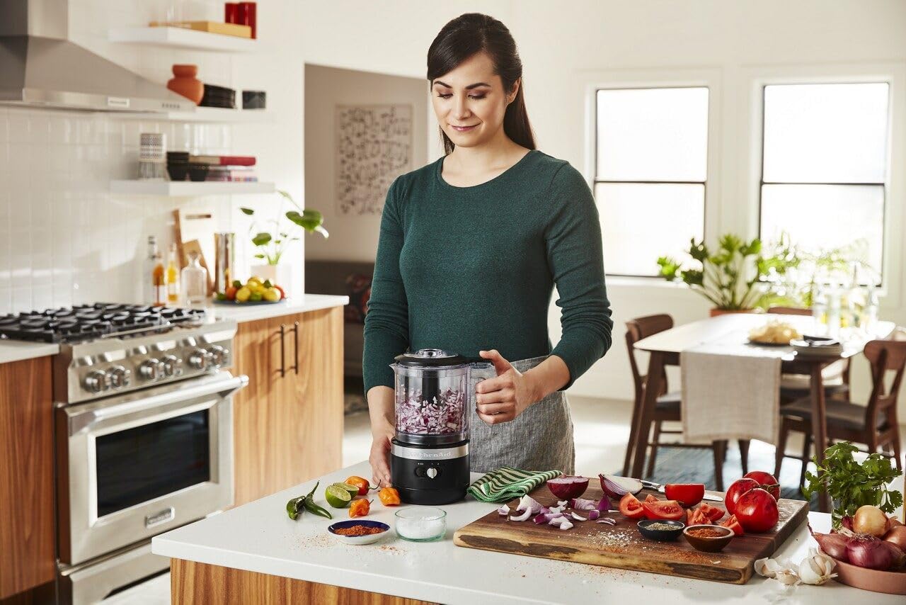 KitchenAid 5 Cup Food Chopper - KFC0516, Empire Red