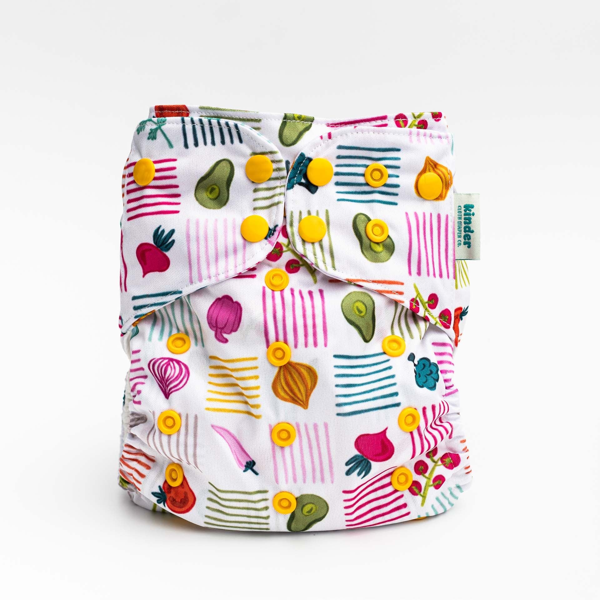 Kinder Cloth Diaper Co. Artist Collaborations Pocket Cloth Diaper with Athletic Wicking Jersey