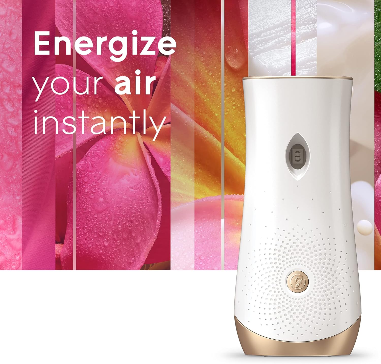 Glade Automatic Spray Refill and Holder Kit, Air Freshener for Home and Bathroom, Clean Linen, 6.2 Oz, 2 Count