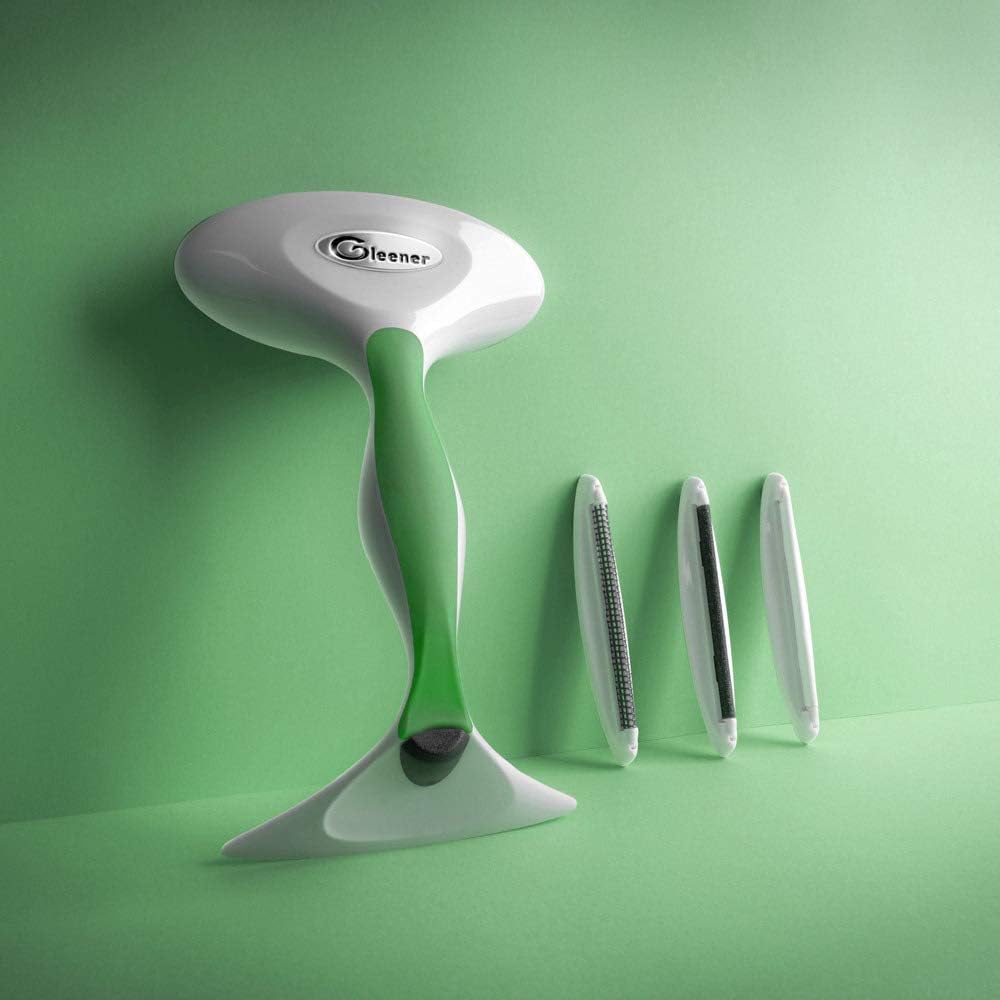 GLEENER Battery-Free Fabric Shaver & Lint Brush | Ultimate Fuzz Remover | Adjustable Depiller Lint Remover for Clothing & Furniture (Slate Blue)