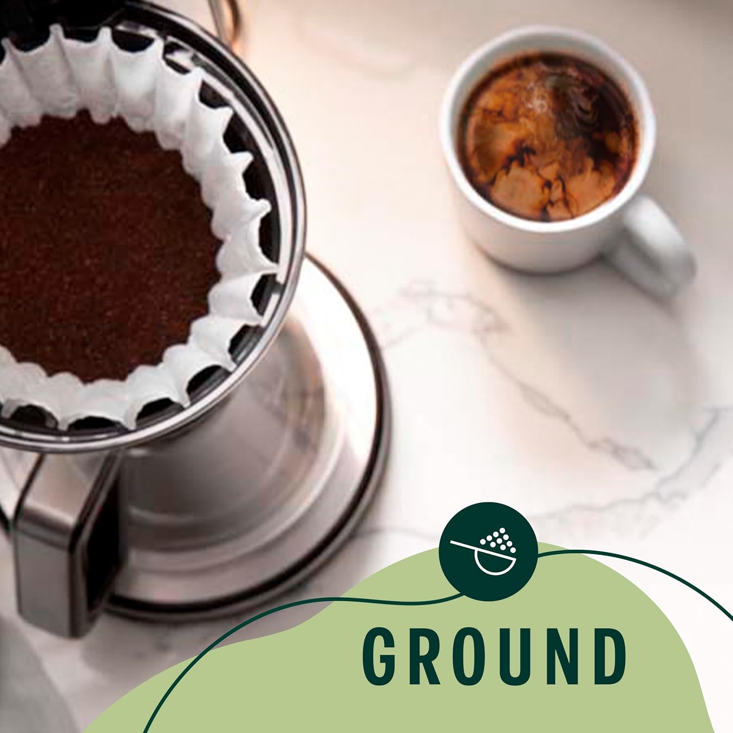 Starbucks Ground Coffee, Medium Roast Coffee, Pike Place Roast, 100% Arabica, 1 Bag (28 Oz)