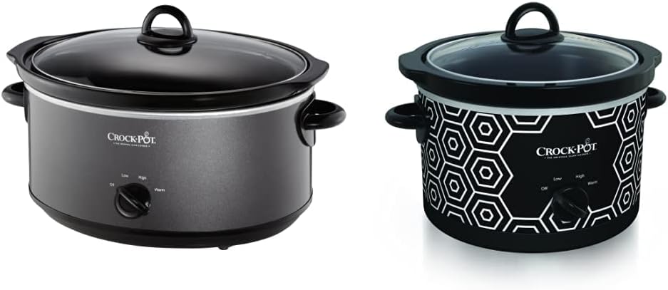 Crockpot SCV700-CH-BR Slow Cooker, 7 quarts, Charcoal