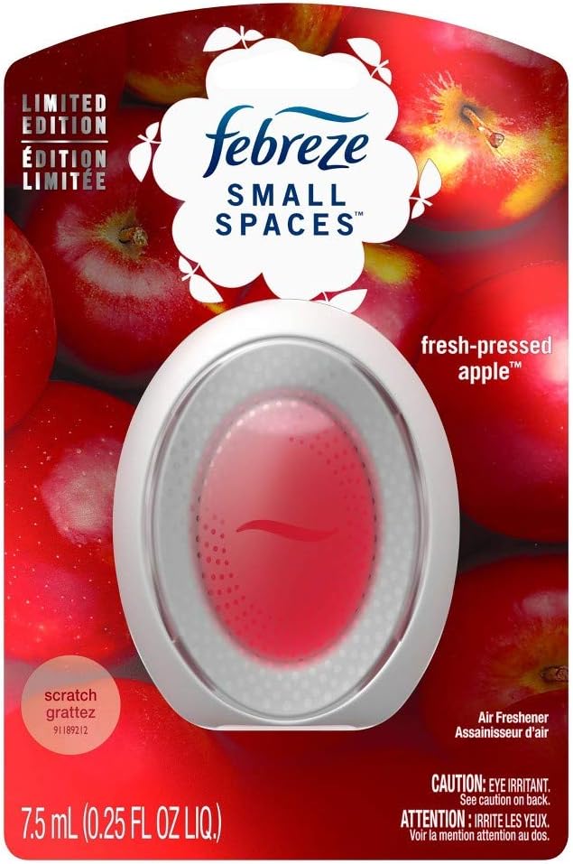 Febreze Small Spaces Air Freshener Linen & Sky, .25 fl. oz., Pack of 4