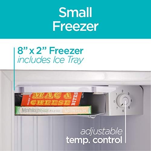 BLACK+DECKER BCRK17B Compact Refrigerator Energy Star Single Door Mini Fridge with Freezer, 1.7 Cubic Feet, Black