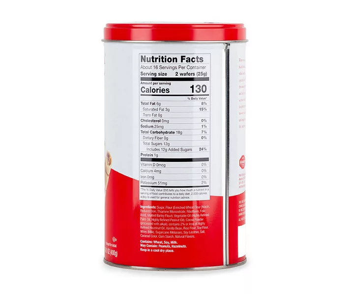 Chocolate Hazelnut Wafer Rolls, 14 Oz.