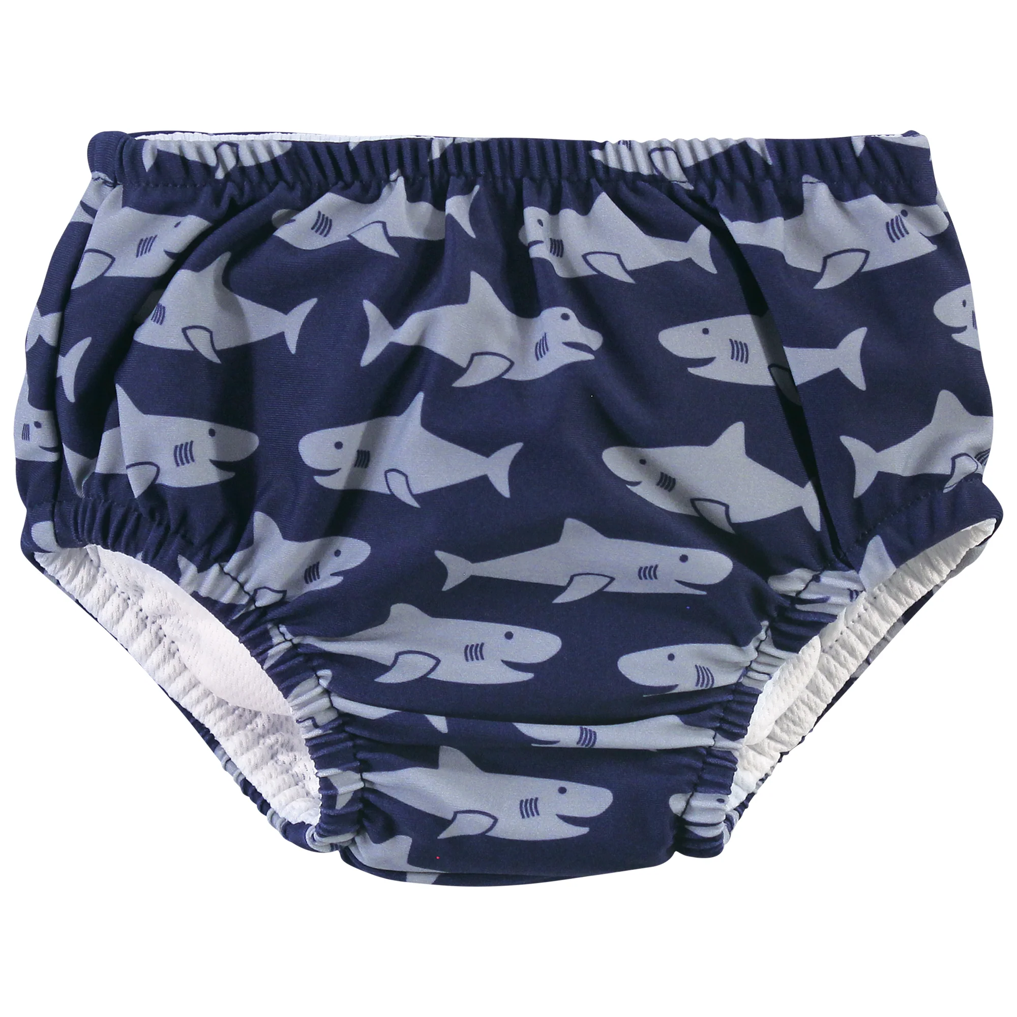 Hudson Baby Infant and Toddler Boy 2-Pack Swim Diapers, Sharks