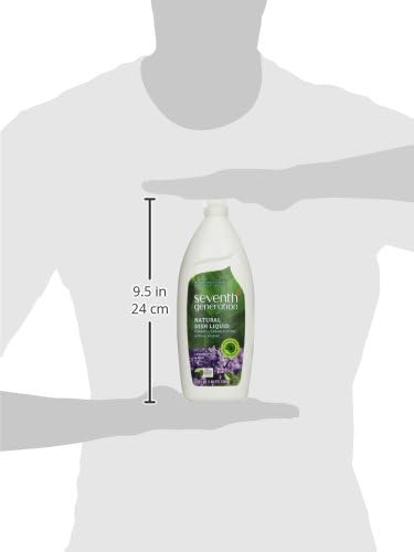 Seventh Generation Dish Liquid Soap Free & Clear liquid soap Pack of 6 Dishwashing Soap Dish Soap for sensitive skin 19 oz