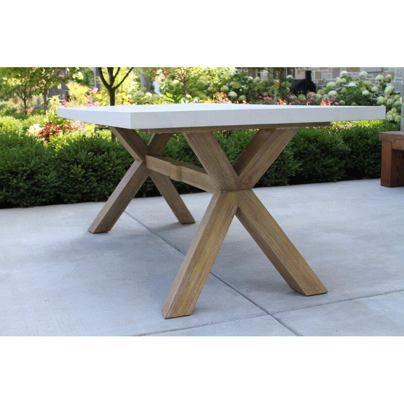 Rex Rectangular 6 - Person 74'' Long Dining Set with Cushions