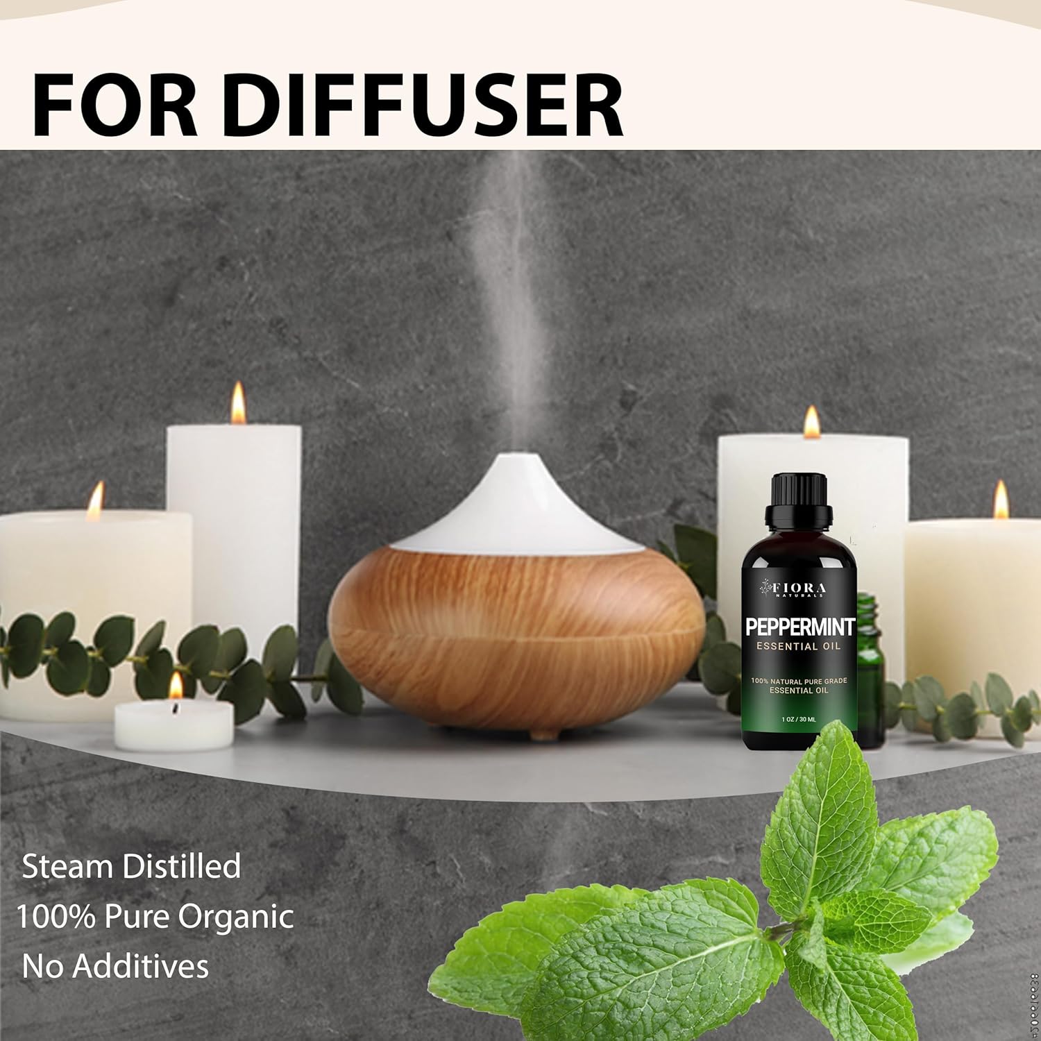 Tea Tree Essential Oil by Fiora Naturals- 100% Pure Organic Oil, for Face, Hair, Skin, Acne, Scalp, Foot and Toenails. Melaleuca Alternifolia, 1 oz /30ml