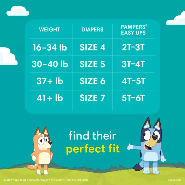 Pampers Easy Ups Training Underwear Boys Size 4 2T-3T 74 Count
