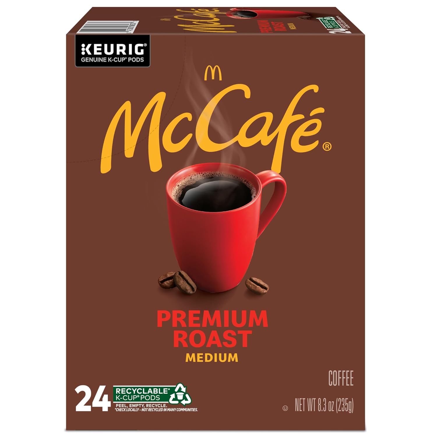 McCafe Premium Roast, Single-Serve Keurig K-Cup Pods, Medium Roast Coffee Pods Pods, 84 Count