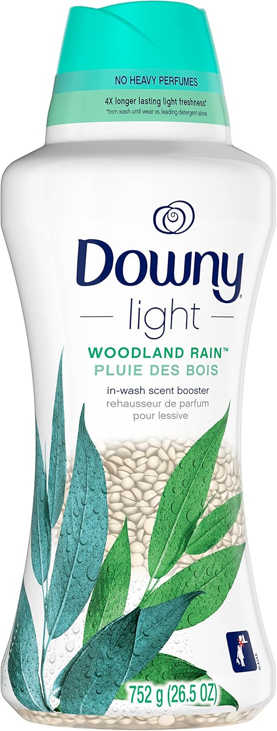 Downy Light In Wash Scent Booster Beads, Ocean Mist Scent, 24 oz, Downy Scent Booster Beads, Laundry Beads, No Heavy Perfumes