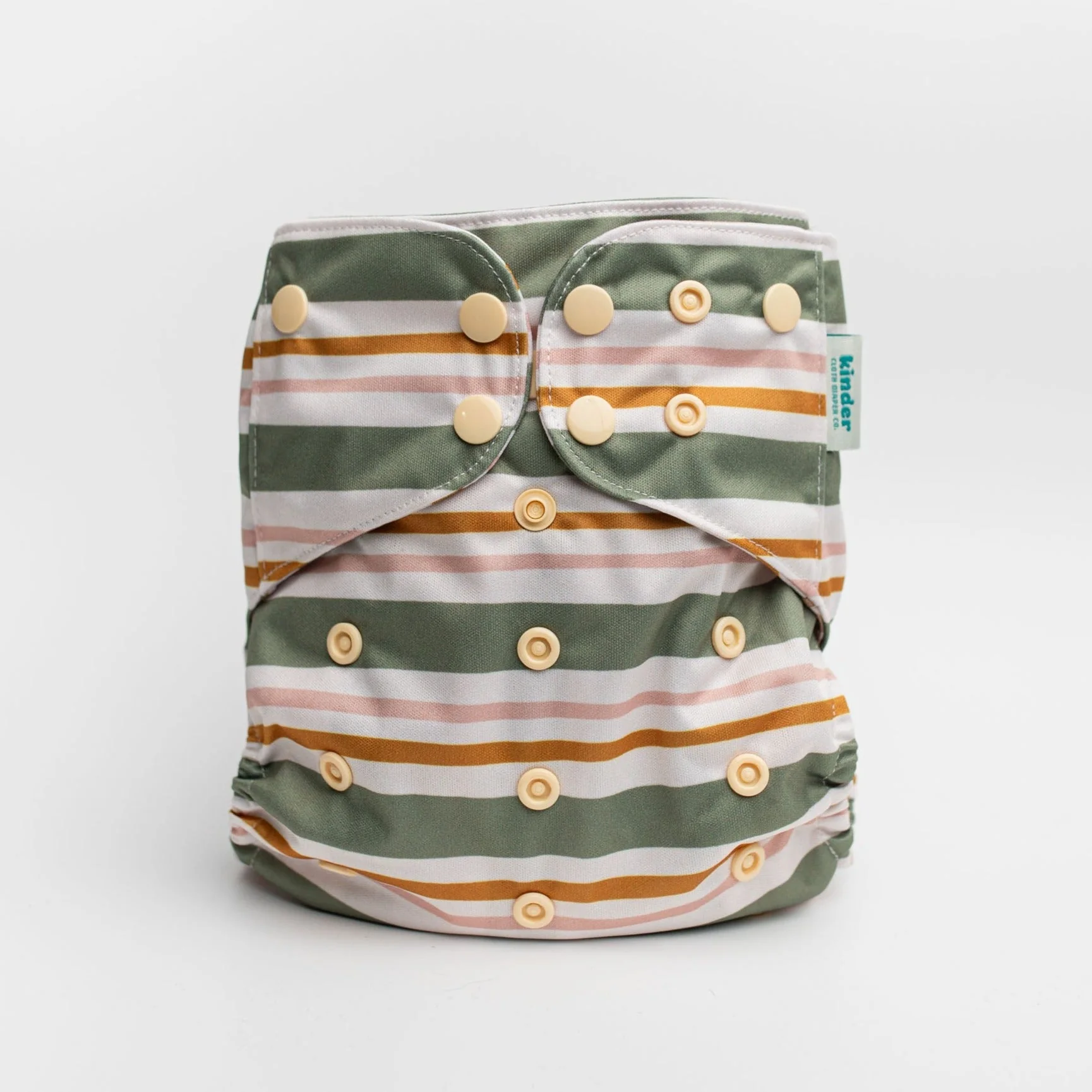 Kinder Cloth Diaper Co. Patterned Basics Pocket Cloth Diaper with Athletic Wicking Jersey