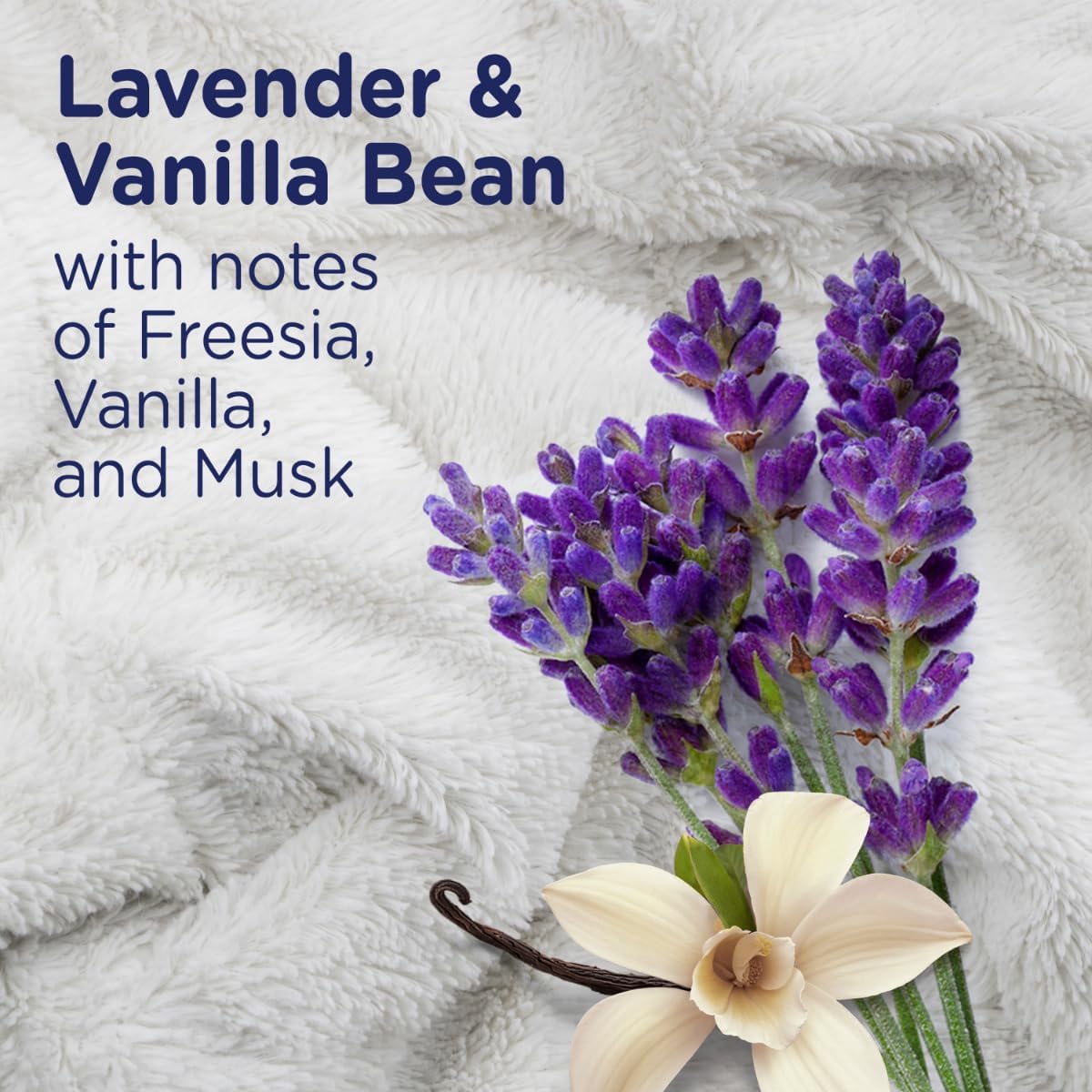 Downy Infusions Laundry Fabric Softener Liquid, CALM, Lavender and Vanilla Bean Scent, 56 fl oz (Pack of 2)