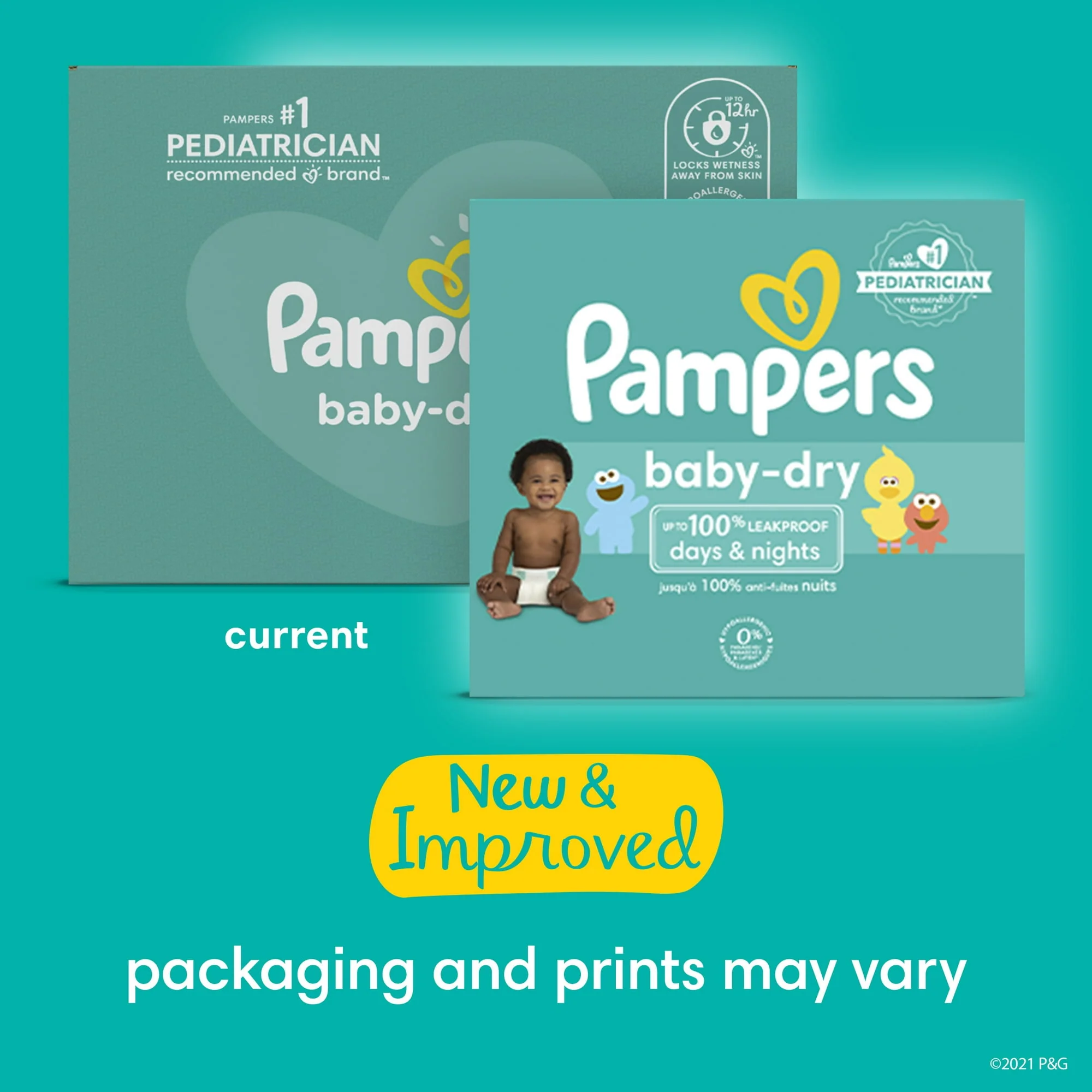 Pampers Baby Dry Diapers Size 3 104 Count