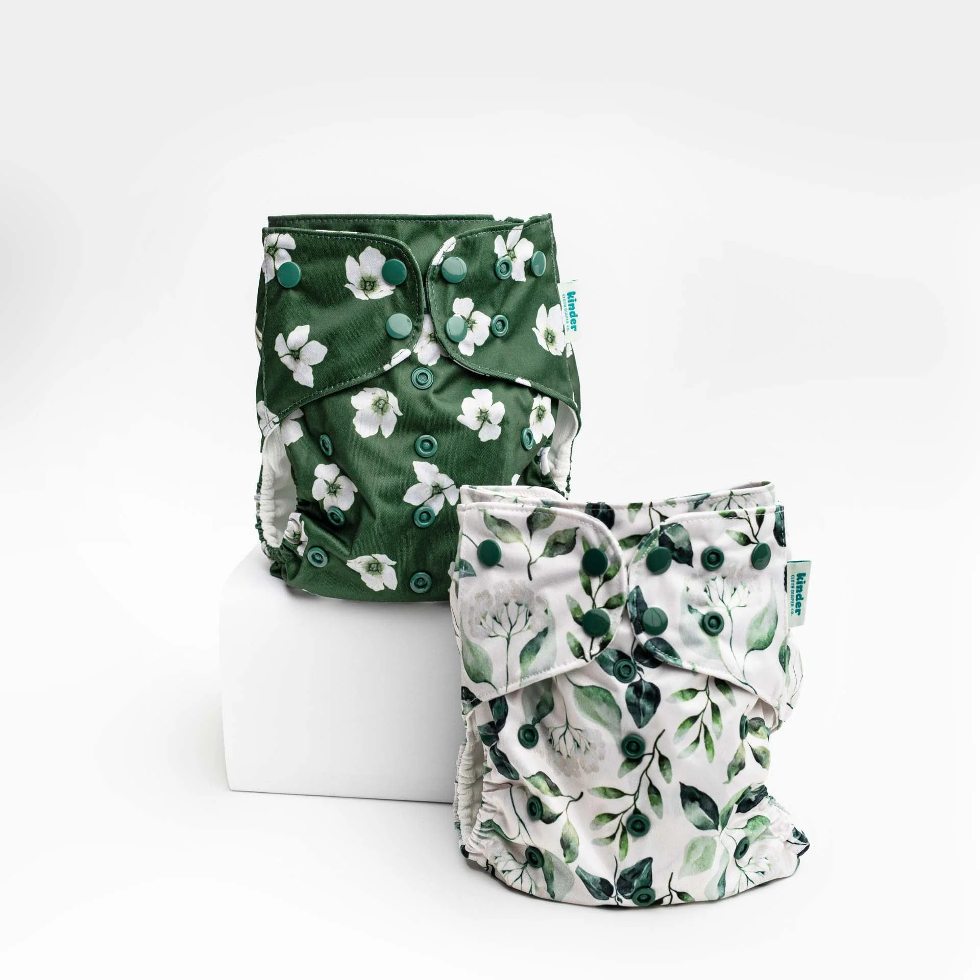 Kinder Cloth Diaper Co. Patterned Pocket Cloth Diaper with Athletic Wicking Jersey
