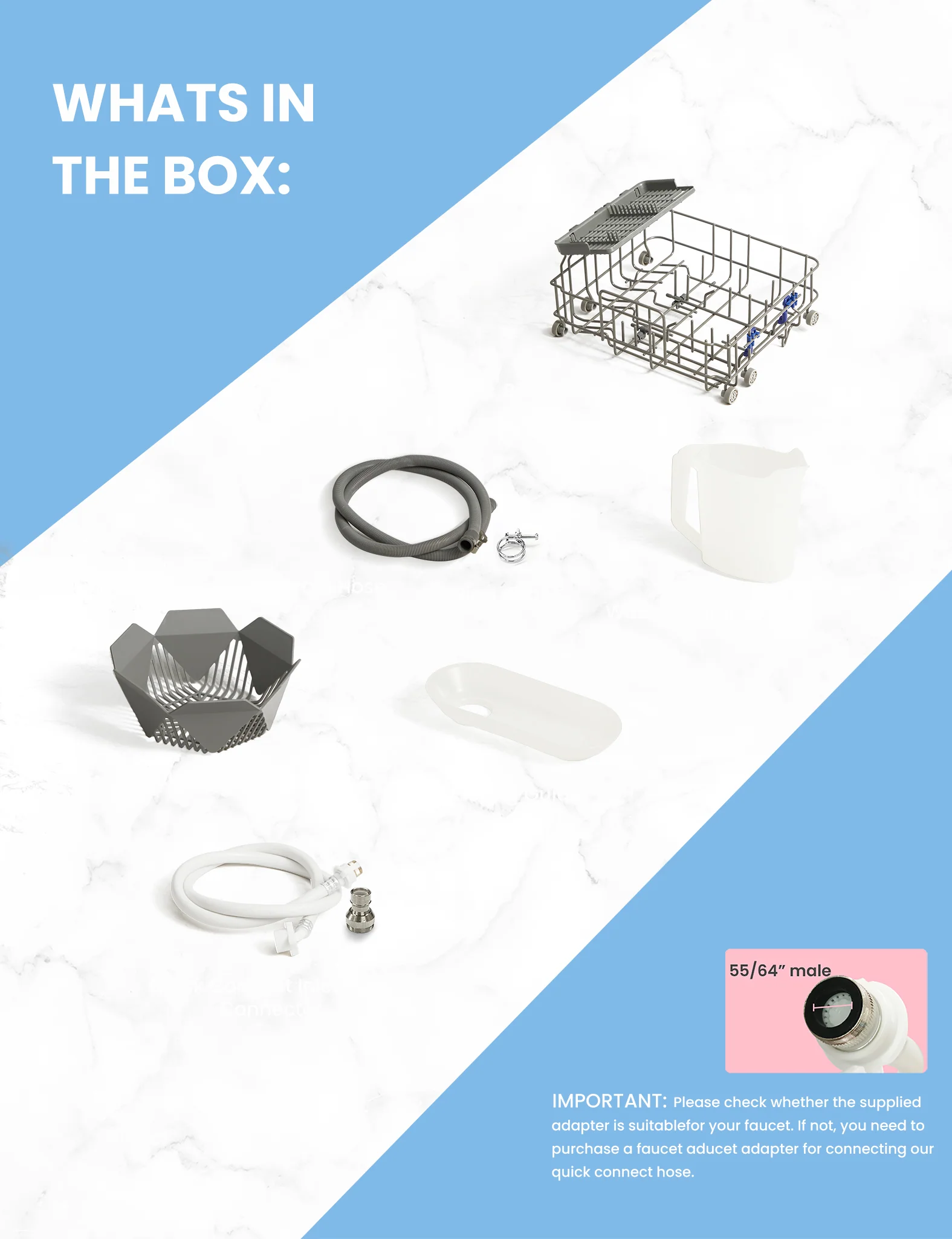 6L Countertop Dishwasher