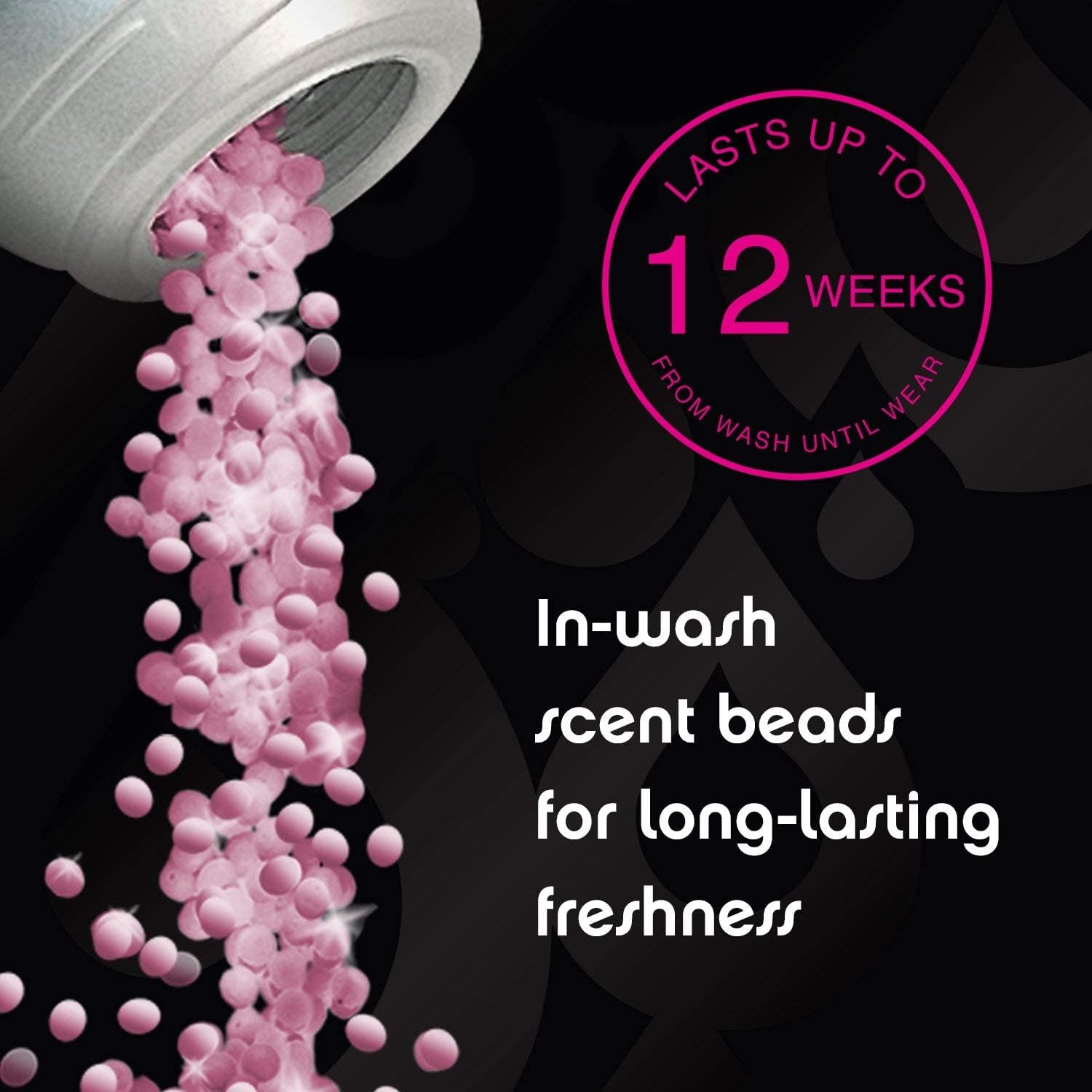 Downy Unstopables In Wash Scent Booster Beads, Fresh Scent, 24 oz, Downy Scent Booster Beads, Unstoppable Laundry Beads, Odor Protection