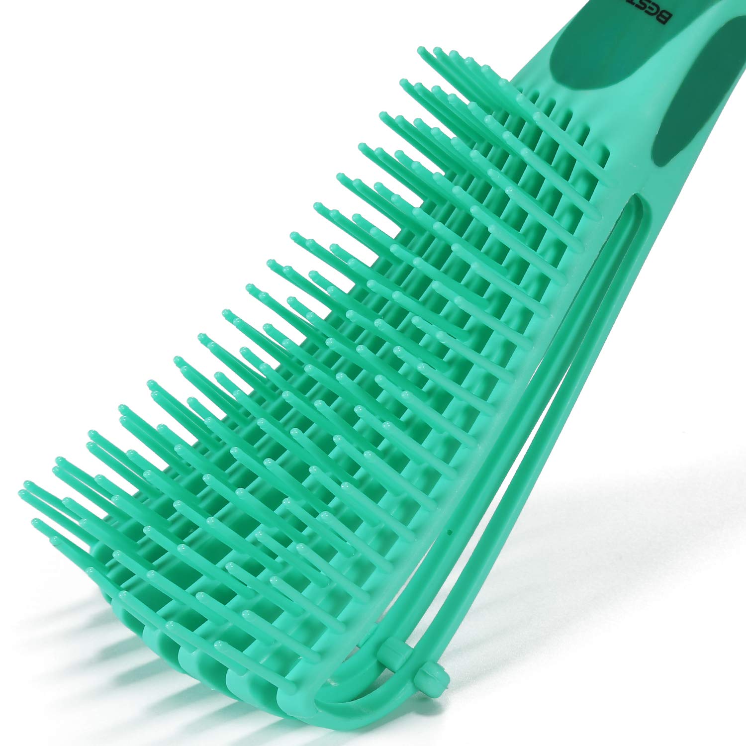 BESTOOL Hair Brush, Detangling Brush for Natural Black and Curly Hair (Pink, Afro 3/4abc), Ideal for Wet or Dry Hair