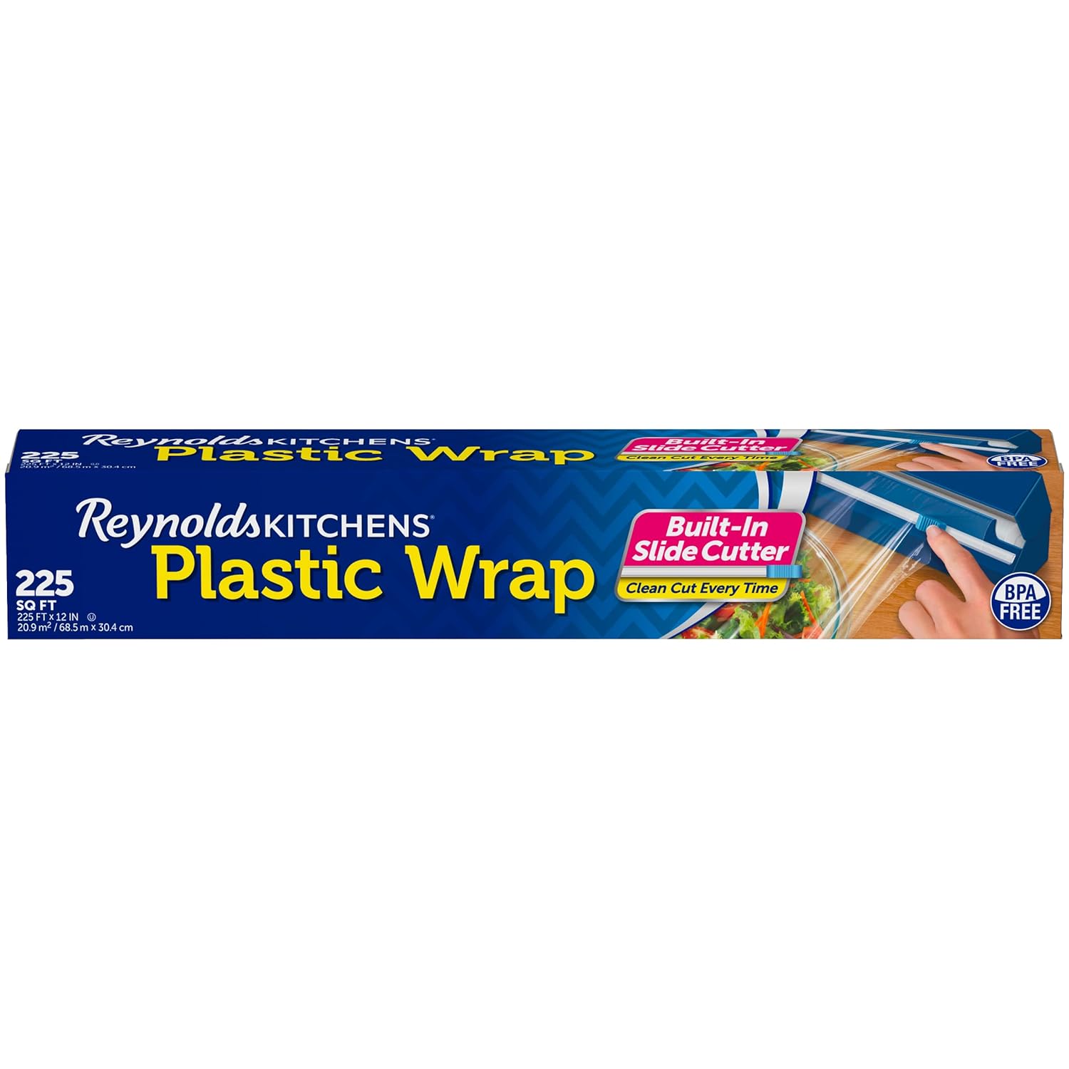 Reynolds Kitchens Quick Cut Plastic Wrap, 225 Square Feet