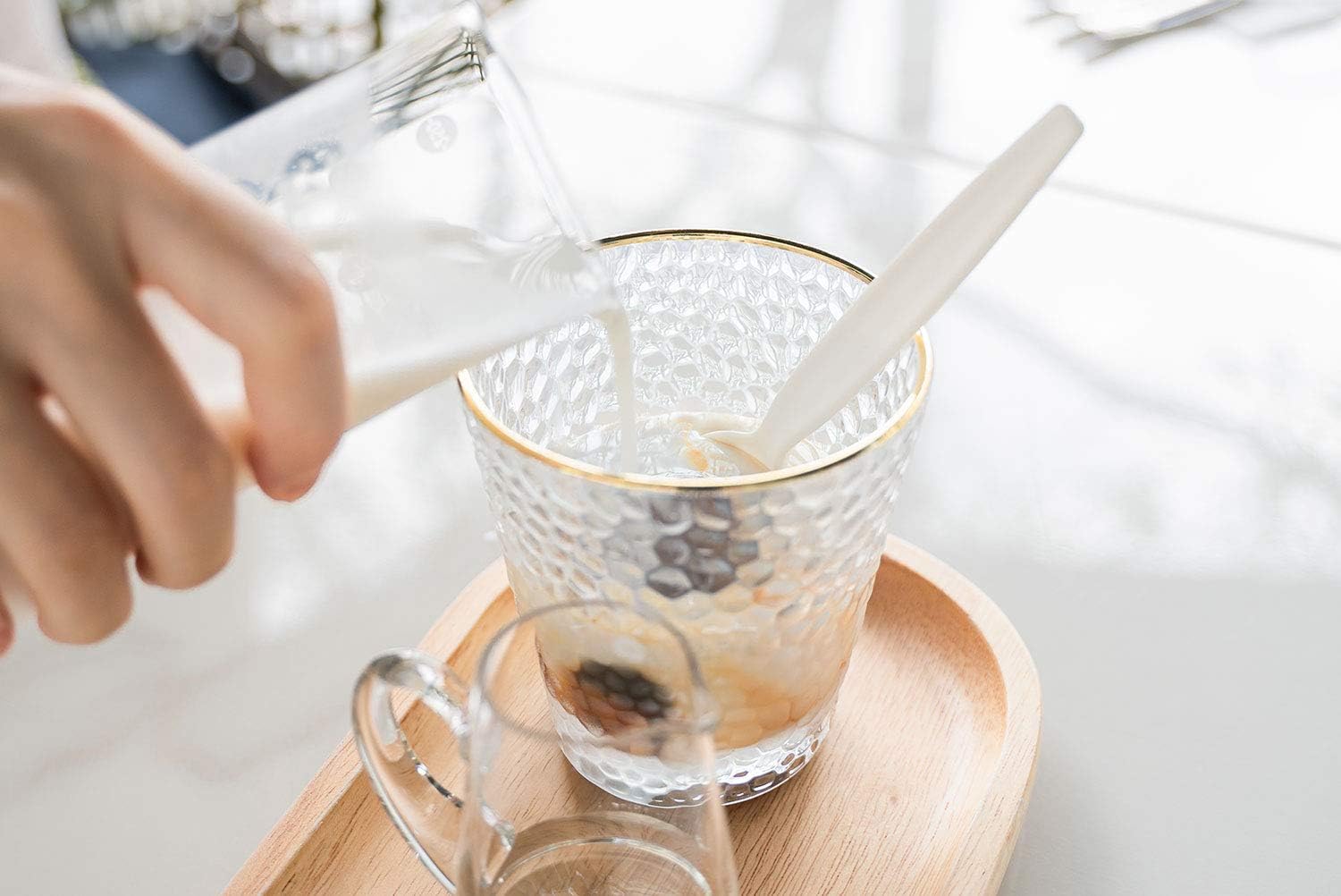 POSATE Heavyweight Plastic Spoons, Clear, 100 Count