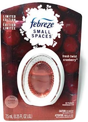 Febreze Small Spaces Air Freshener Linen & Sky, .25 fl. oz., Pack of 4