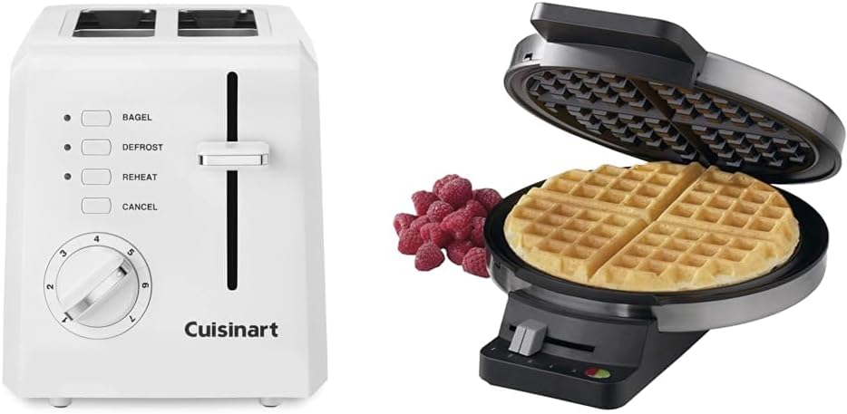 Cuisinart CPT-122BK 2-Slice Compact Plastic Toaster, Black