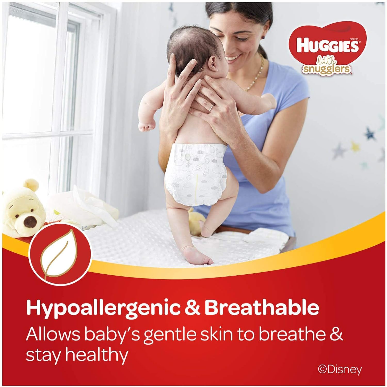 Huggies Size 1 Diapers, Little Snugglers Diapers, Size 1 (8-14 lbs), 198 Ct (6 packs of 33)