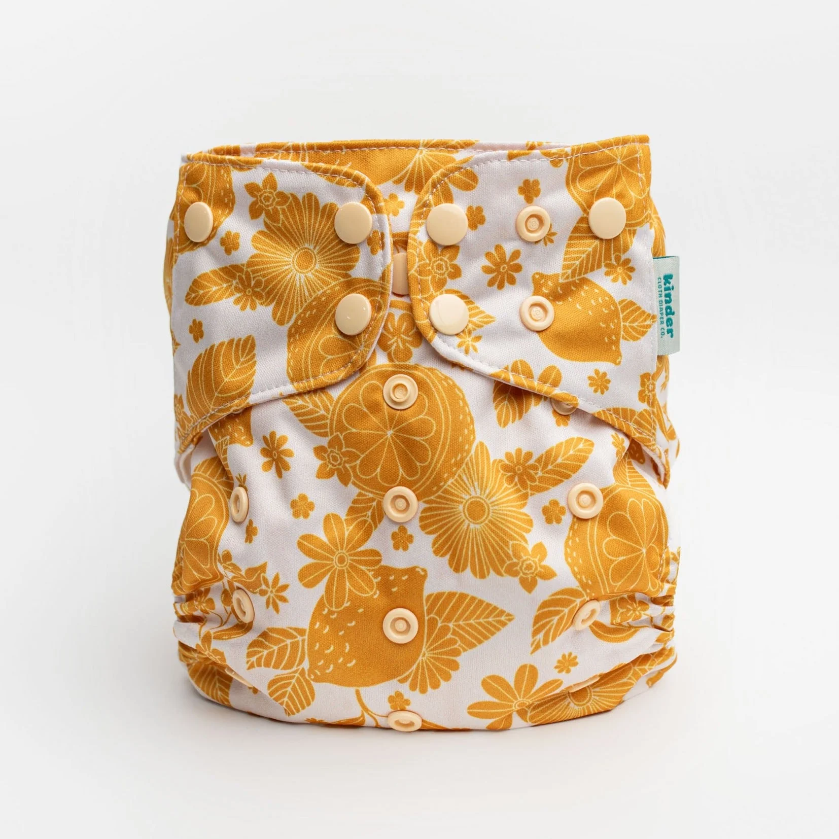 Kinder Cloth Diaper Co. Patterned Basics Pocket Cloth Diaper with Athletic Wicking Jersey